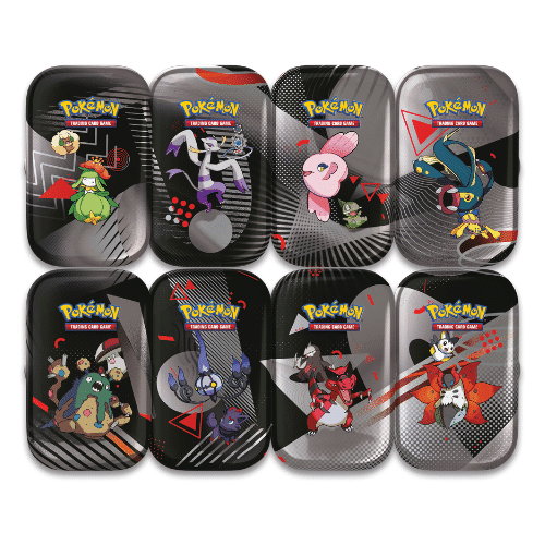 Display – Mini Tins – Pokémon – EV10.5 – Foudre Noire – Flamme Blanche – FR – Image 2