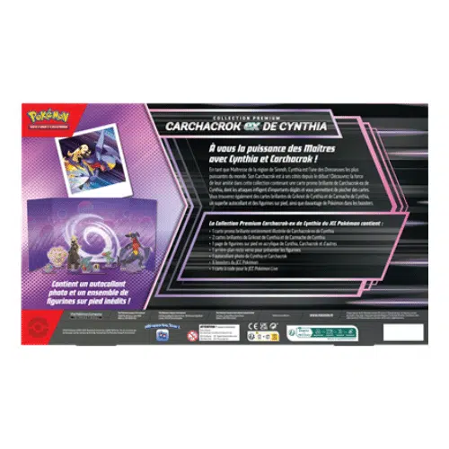 Coffret – Collection Premium – Pokémon – Carchacrok Ex de Cynthia – FR – Image 2