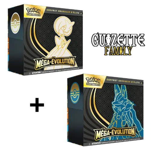 ATTENTION DEFAUT DE SCELLAGE – Les 2 ETB – Coffret Dresseur d’Elite – Pokémon – ME01 – Méga Evolution – FR
